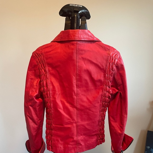 Leather bomber jacket - Picture 2 of 6